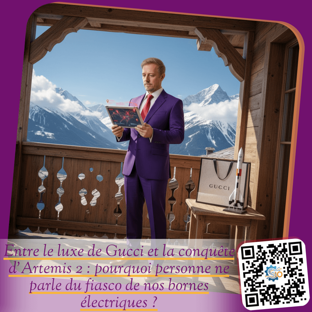 Entre le luxe de Gucci et la conquête d'Artemis 2 : pourquoi personne ne parle du fiasco de nos bornes électriques ?