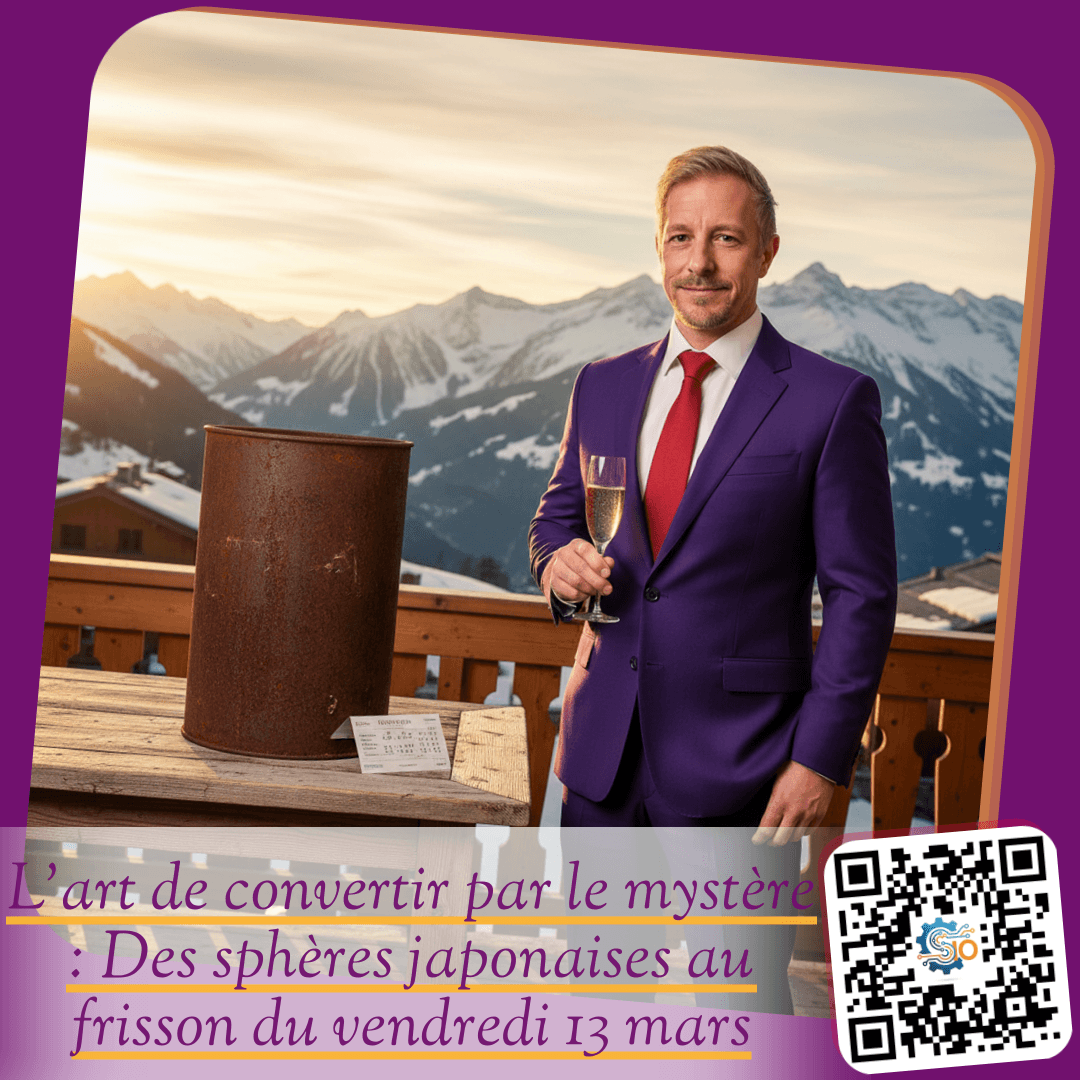 L'art de convertir par le mystère : Des sphères japonaises au frisson du vendredi 13 mars