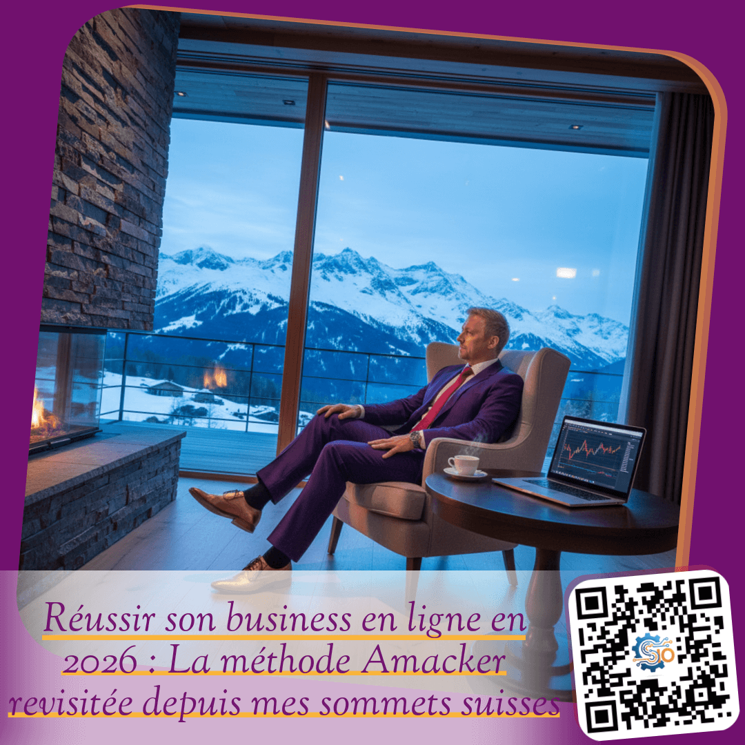 Réussir son business en ligne en 2026 : La méthode Amacker revisitée depuis mes sommets suisses