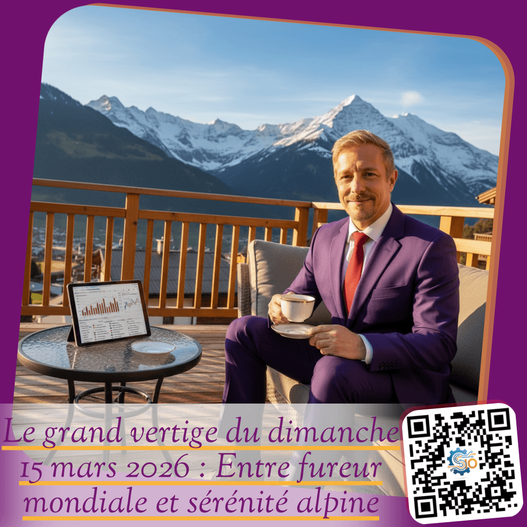 Le grand vertige du dimanche 15 mars 2026 : Entre fureur mondiale et sérénité alpine