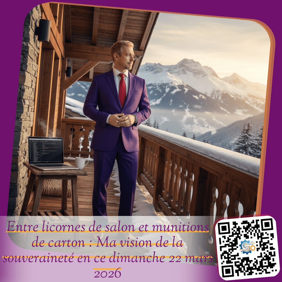 Entre licornes de salon et munitions de carton : Ma vision de la souveraineté en ce dimanche 22 mars 2026