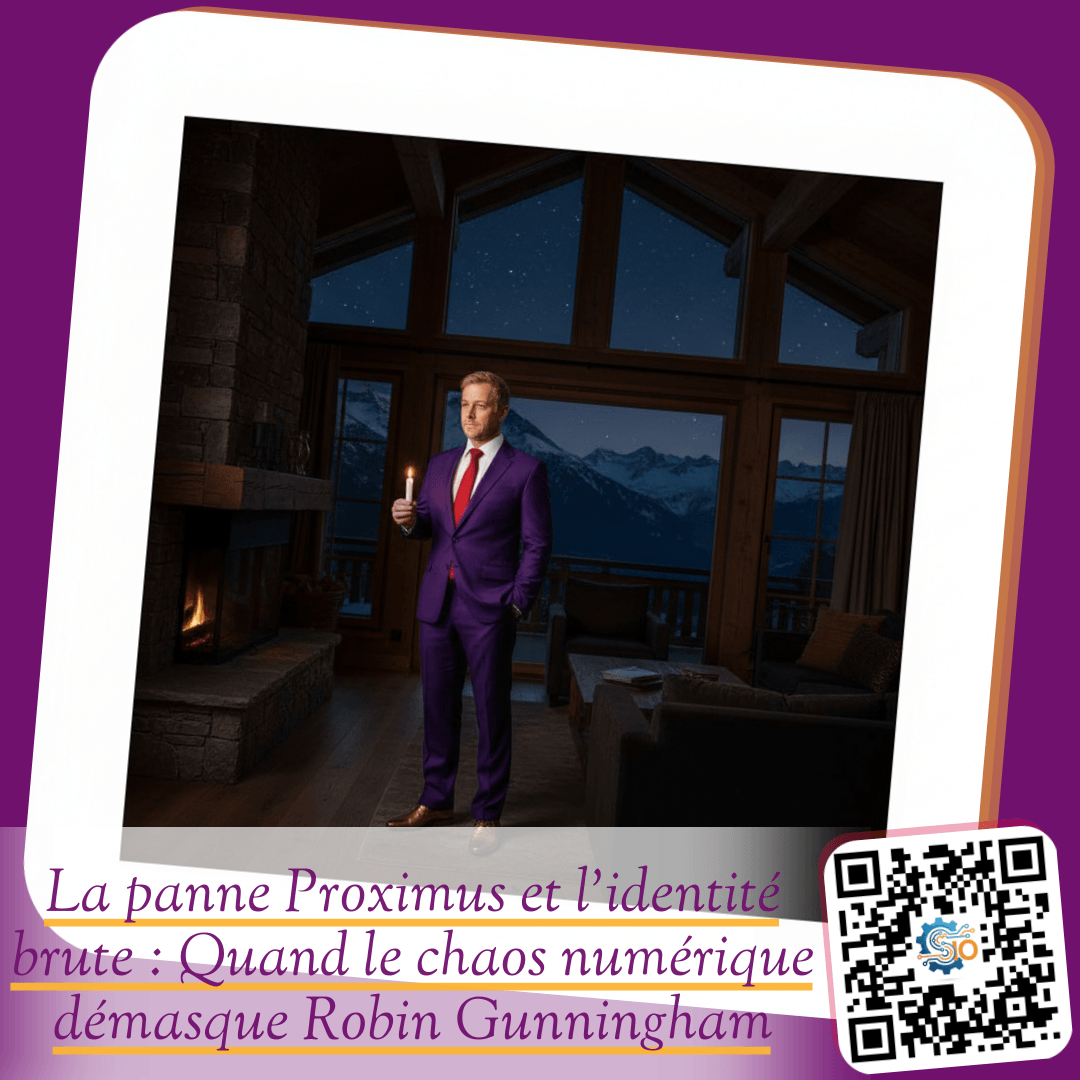 La panne Proximus et l'identité brute : Quand le chaos numérique démasque Robin Gunningham