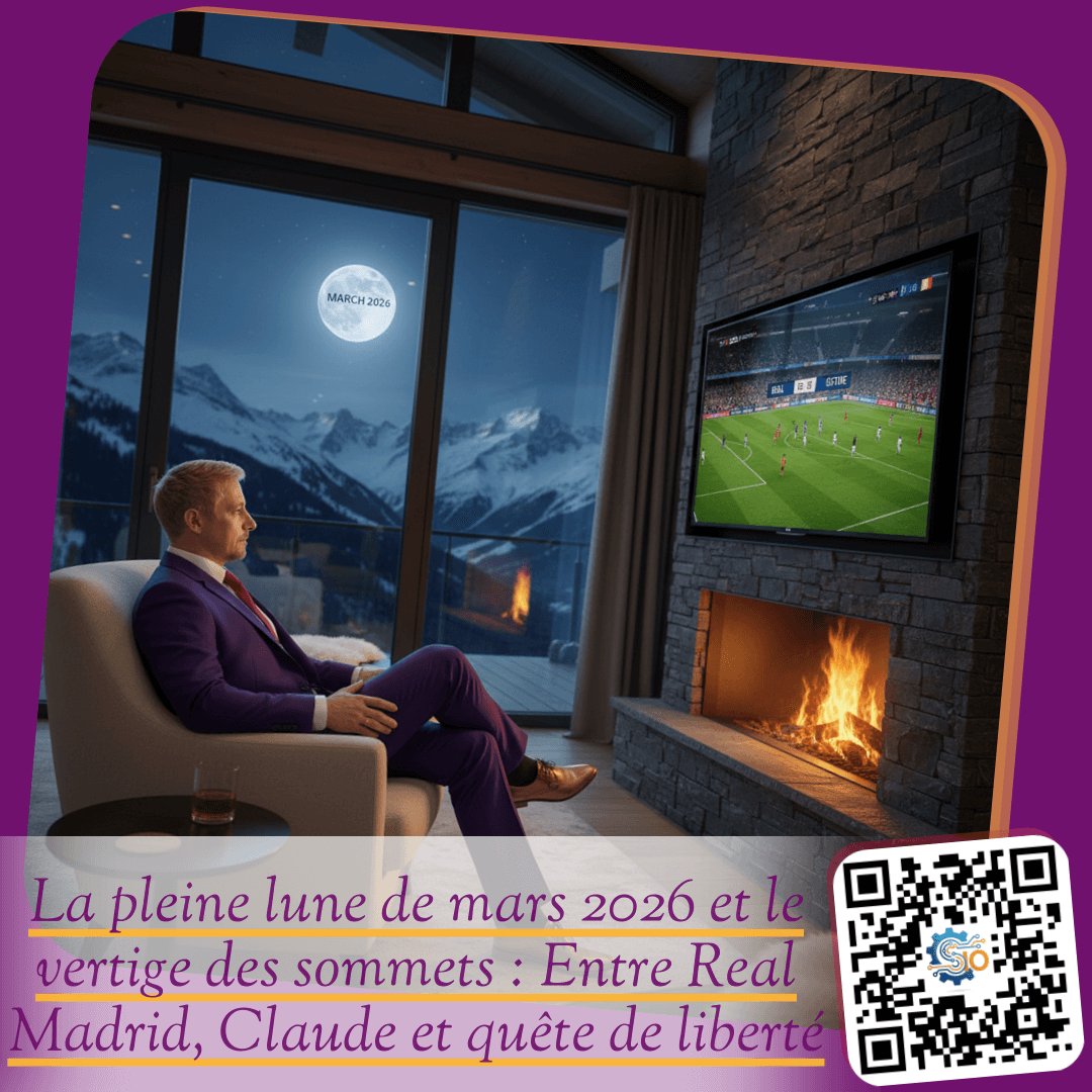 La pleine lune de mars 2026 et le vertige des sommets : Entre Real Madrid, Claude et quête de liberté