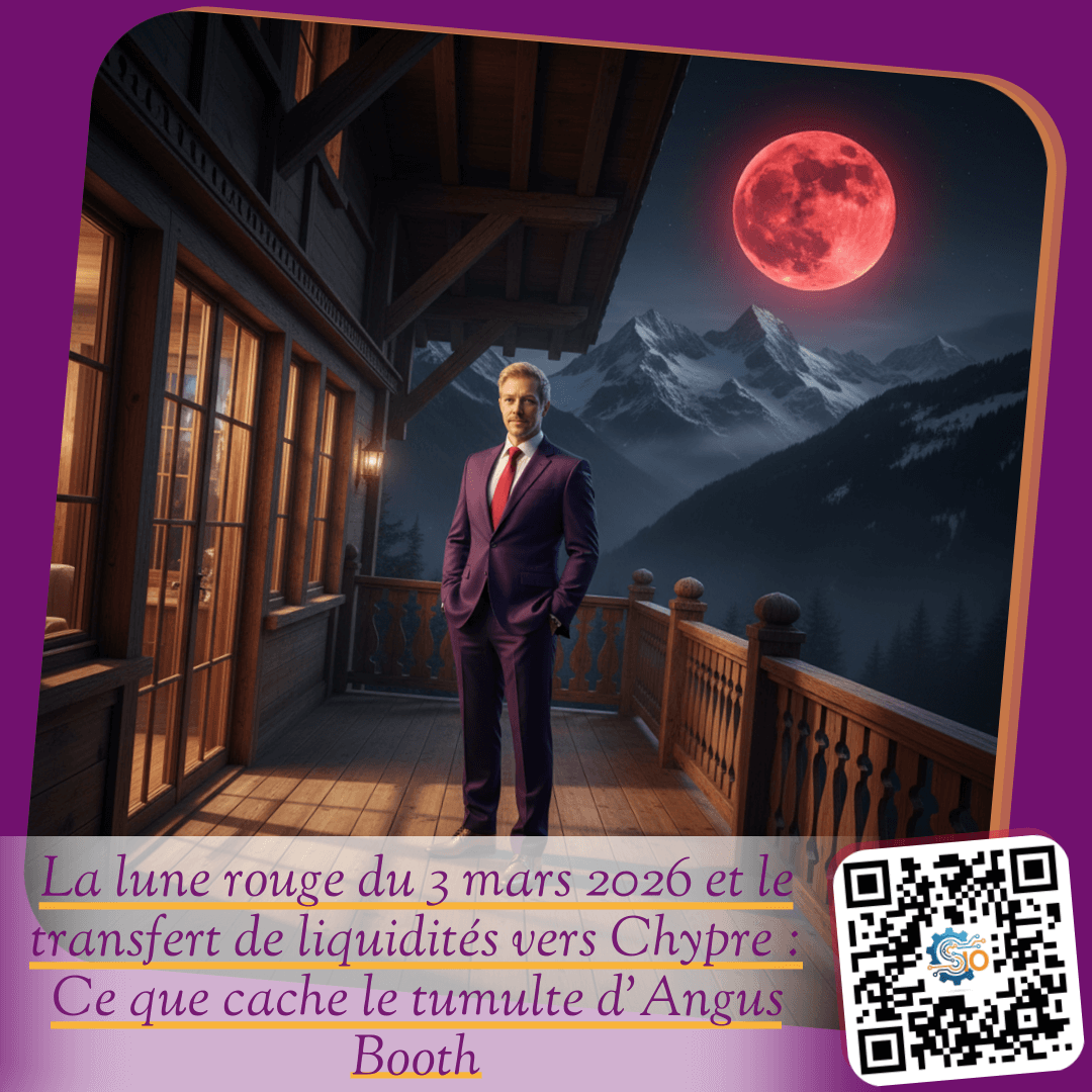 La lune rouge du 3 mars 2026 et le transfert de liquidités vers Chypre : Ce que cache le tumulte d'Angus Booth