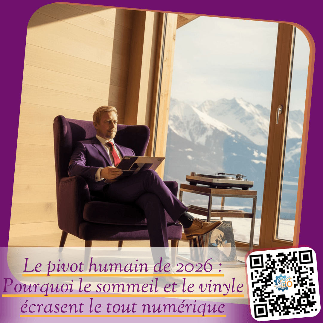 Le pivot humain de 2026 : Pourquoi le sommeil et le vinyle écrasent le tout numérique