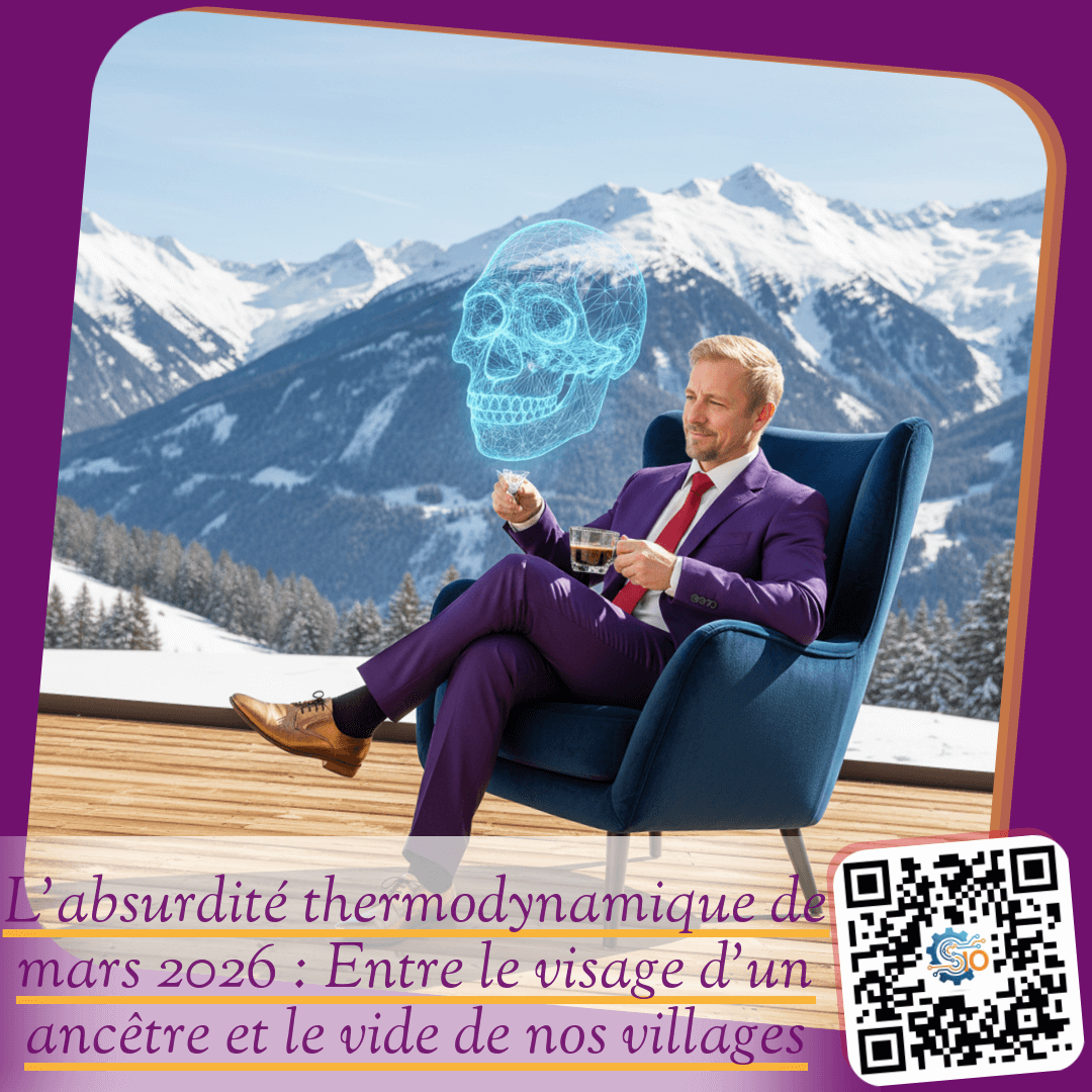 L'absurdité thermodynamique de mars 2026 : Entre le visage d'un ancêtre et le vide de nos villages