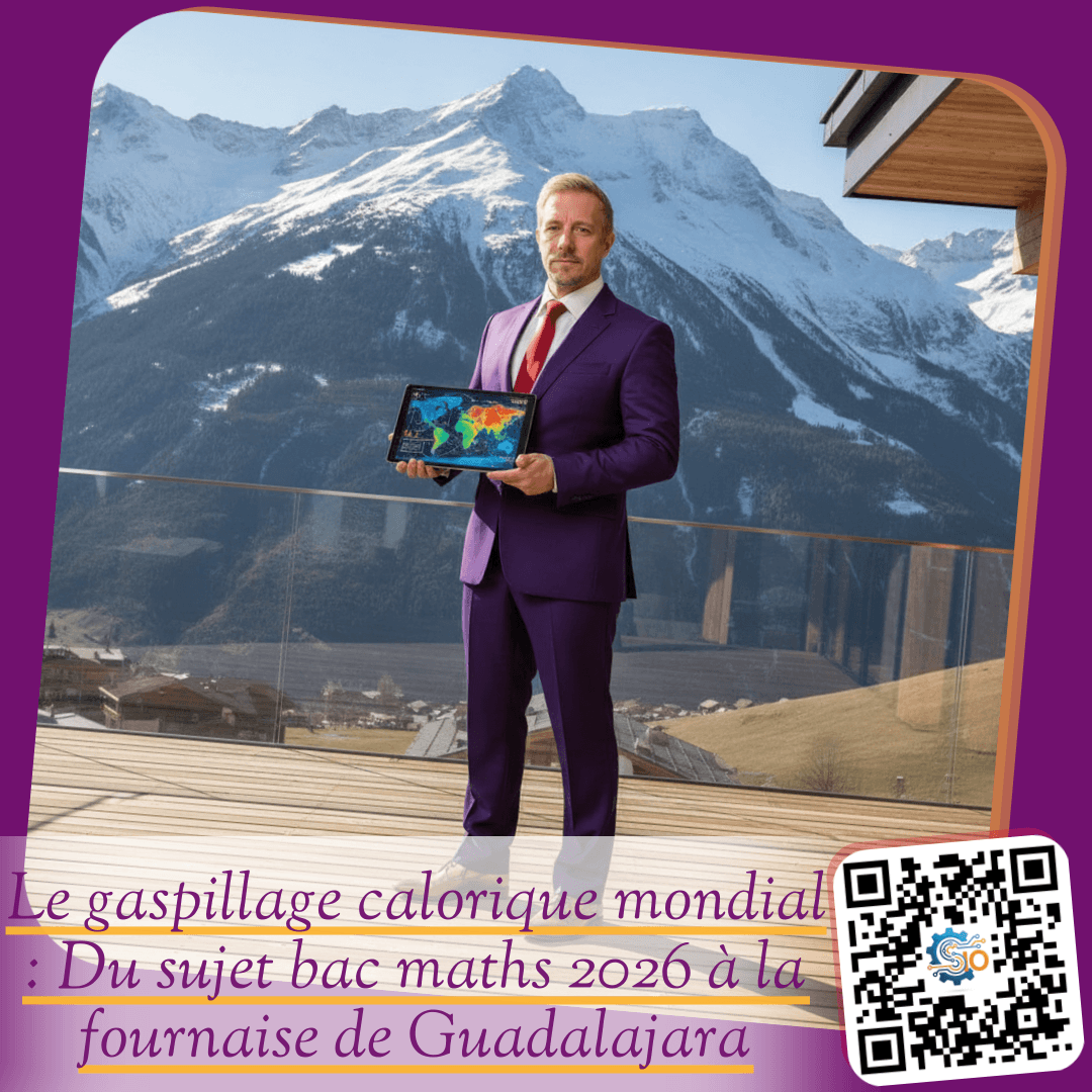 Le gaspillage calorique mondial : Du sujet bac maths 2026 à la fournaise de Guadalajara