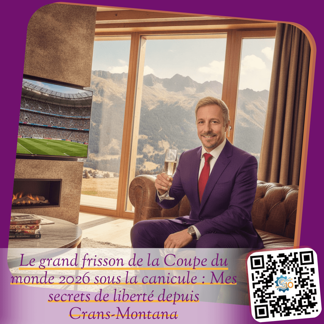 Le grand frisson de la Coupe du monde 2026 sous la canicule : Mes secrets de liberté depuis Crans-Montana