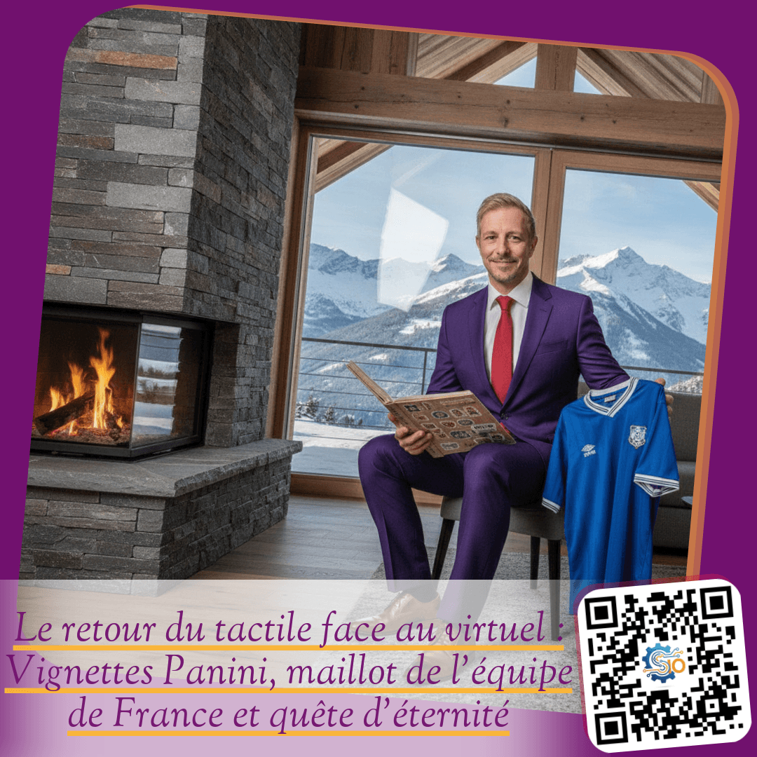 Le retour du tactile face au virtuel : Vignettes Panini, maillot de l'équipe de France et quête d'éternité