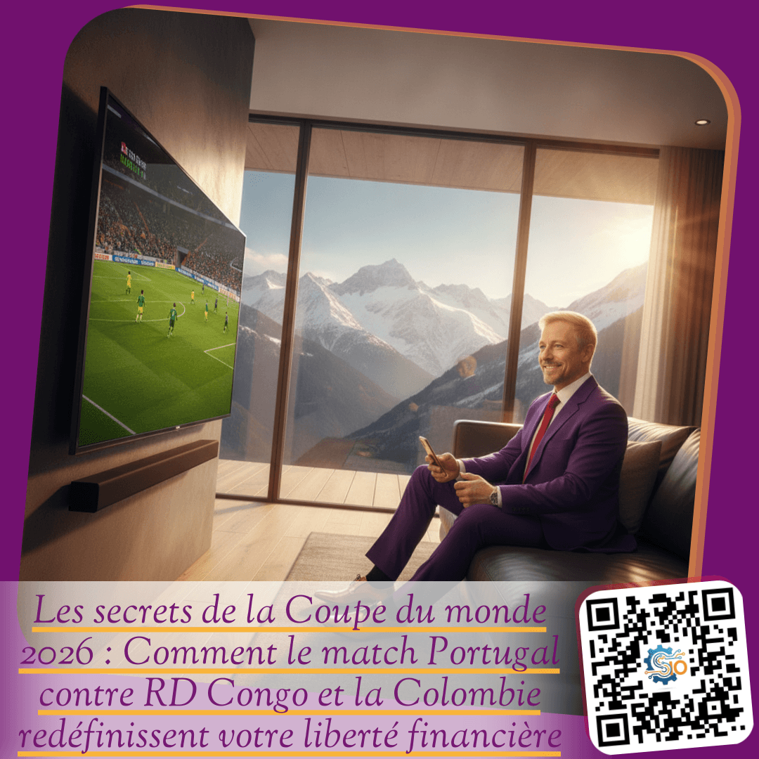 Les secrets de la Coupe du monde 2026 : Comment le match Portugal contre RD Congo et la Colombie redéfinissent votre liberté financière