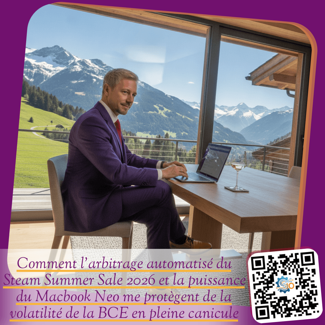 Comment l'arbitrage automatisé du Steam Summer Sale 2026 et la puissance du Macbook Neo me protègent de la volatilité de la BCE en pleine canicule