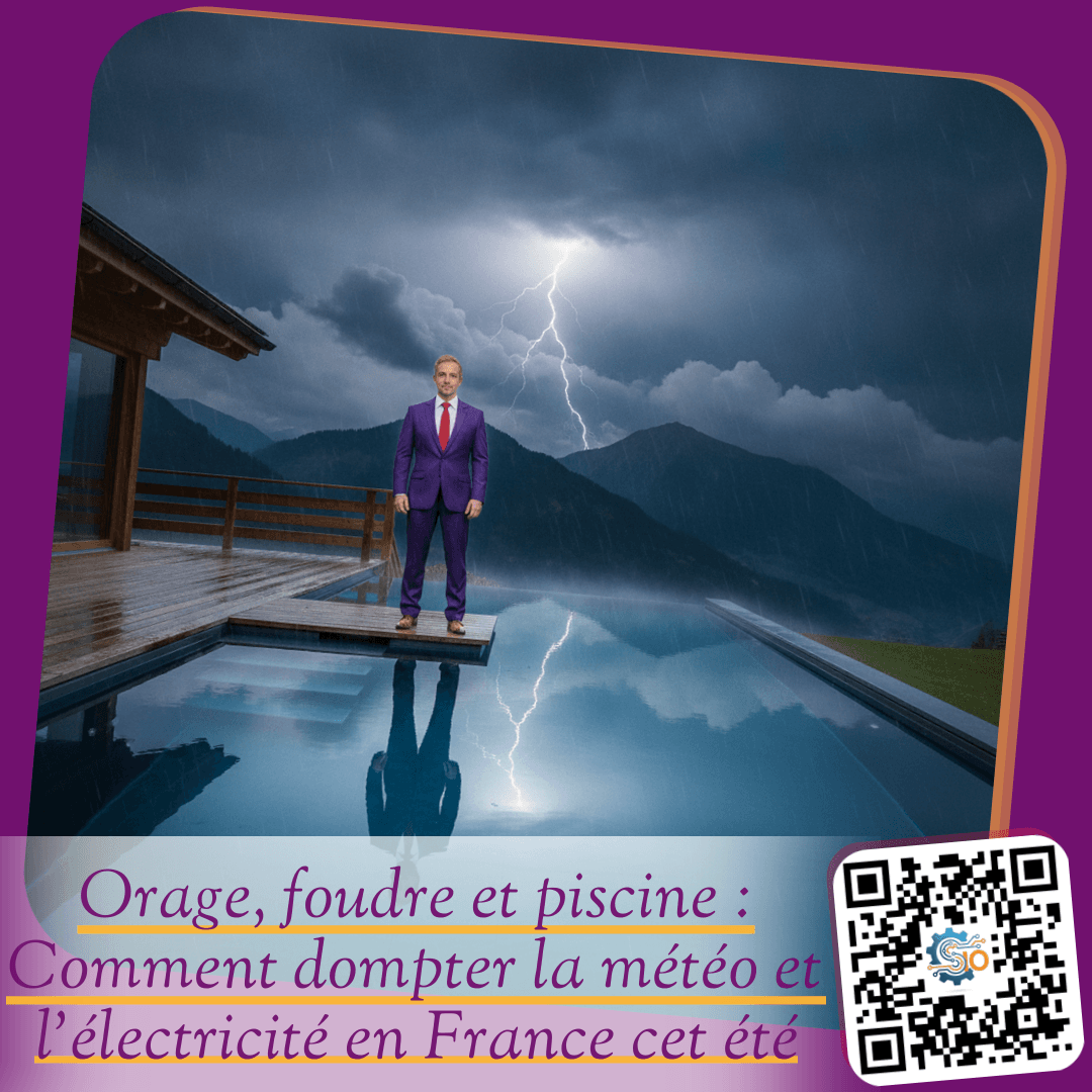Orage, foudre et piscine : Comment dompter la météo et l'électricité en France cet été
