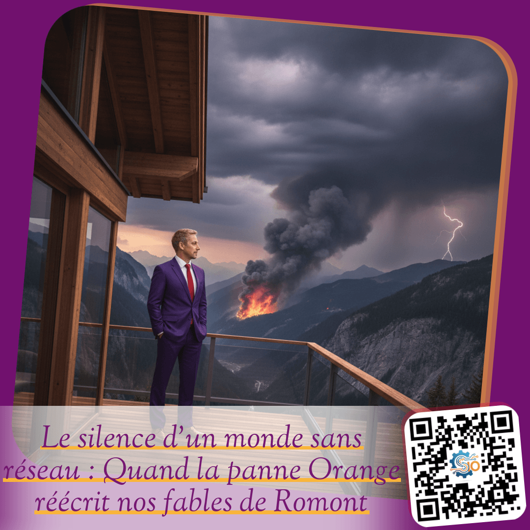 Le silence d'un monde sans réseau : Quand la panne Orange réécrit nos fables de Romont