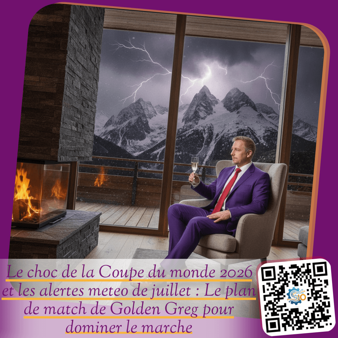 Le choc de la Coupe du monde 2026 et les alertes meteo de juillet : Le plan de match de Golden Greg pour dominer le marche