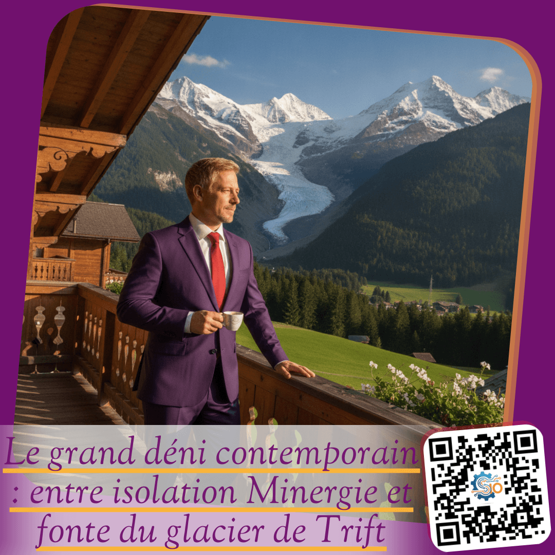 Le grand déni contemporain : entre isolation Minergie et fonte du glacier de Trift