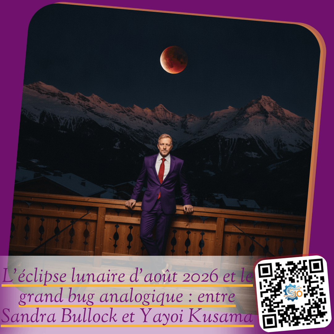 L'éclipse lunaire d'août 2026 et le grand bug analogique : entre Sandra Bullock et Yayoi Kusama