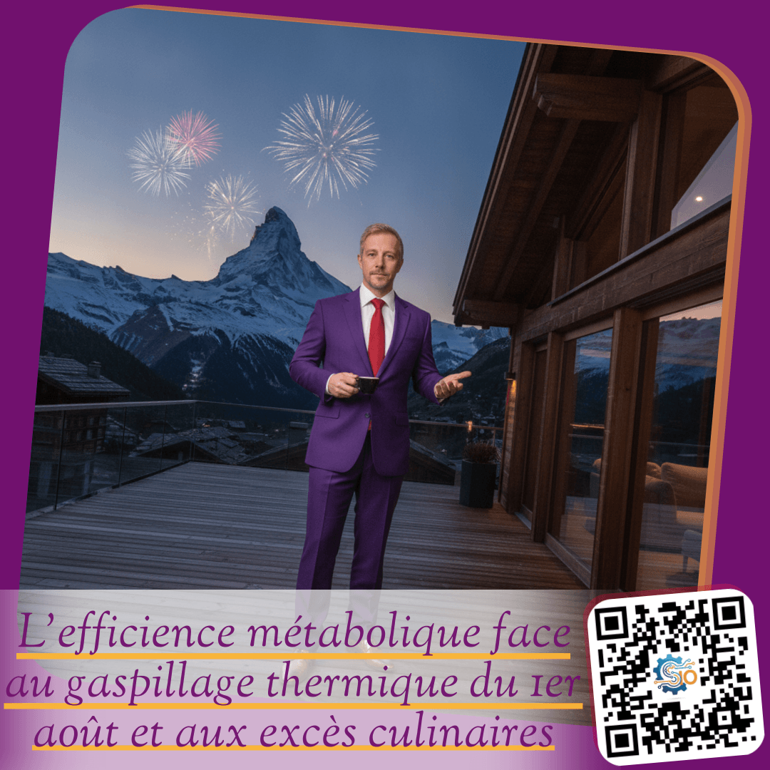 L'efficience métabolique face au gaspillage thermique du 1er août et aux excès culinaires