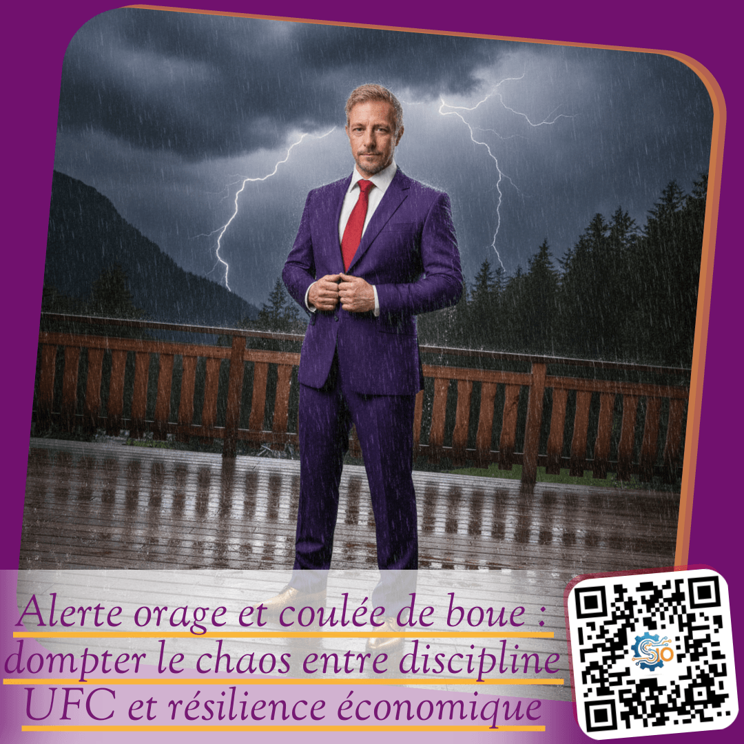 Alerte orage et coulée de boue : dompter le chaos entre discipline UFC et résilience économique