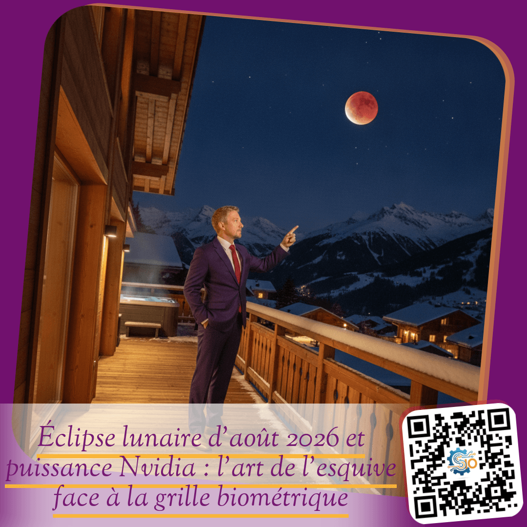 Éclipse lunaire d'août 2026 et puissance Nvidia : l'art de l'esquive face à la grille biométrique