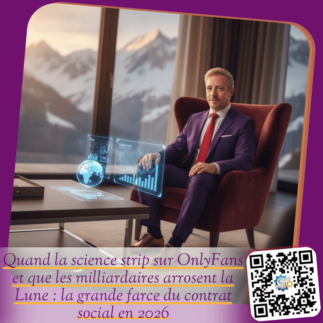 Quand la science strip sur OnlyFans et que les milliardaires arrosent la Lune : la grande farce du contrat social en 2026