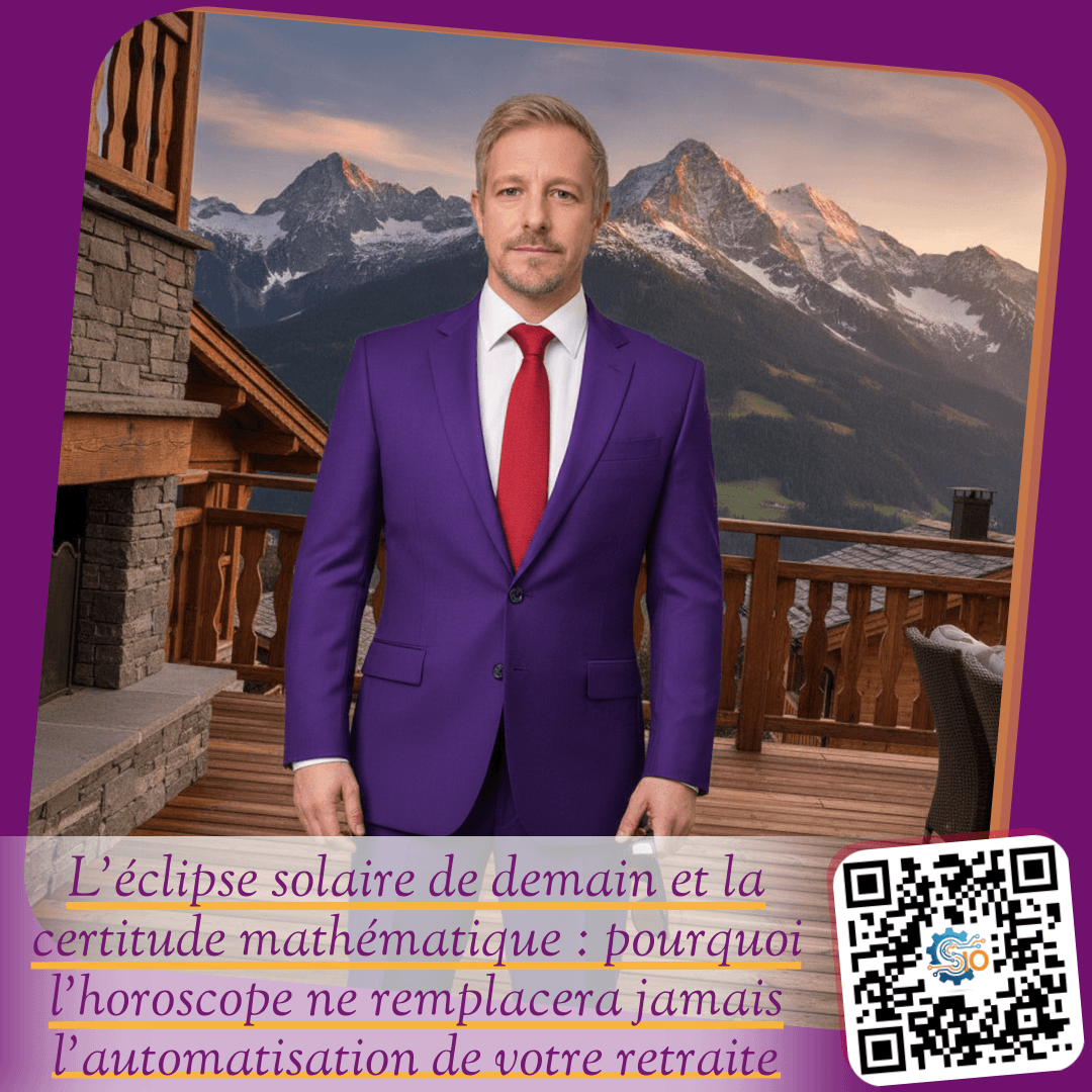 L'éclipse solaire de demain et la certitude mathématique : pourquoi l'horoscope ne remplacera jamais l'automatisation de votre retraite