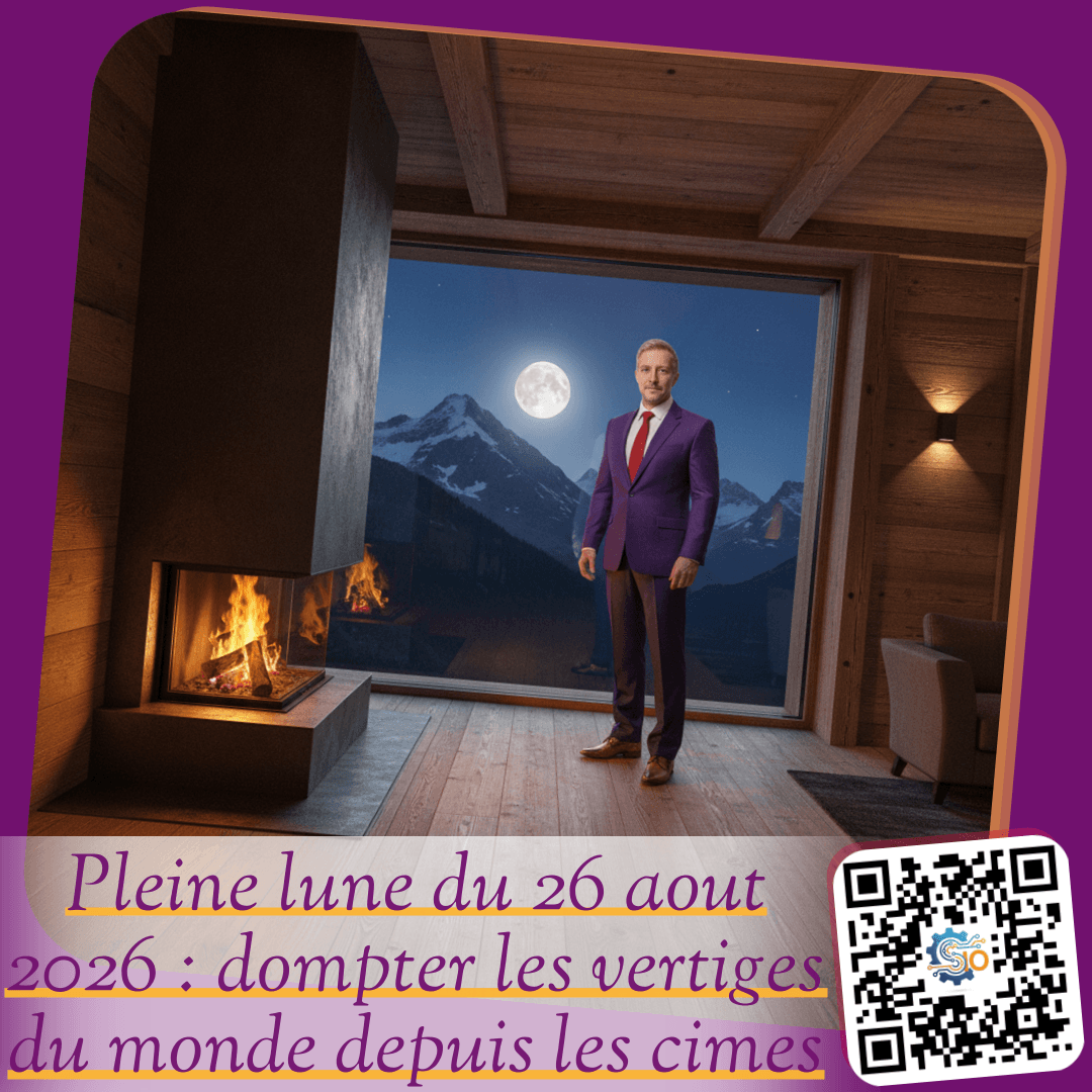 Pleine lune du 26 aout 2026 : dompter les vertiges du monde depuis les cimes