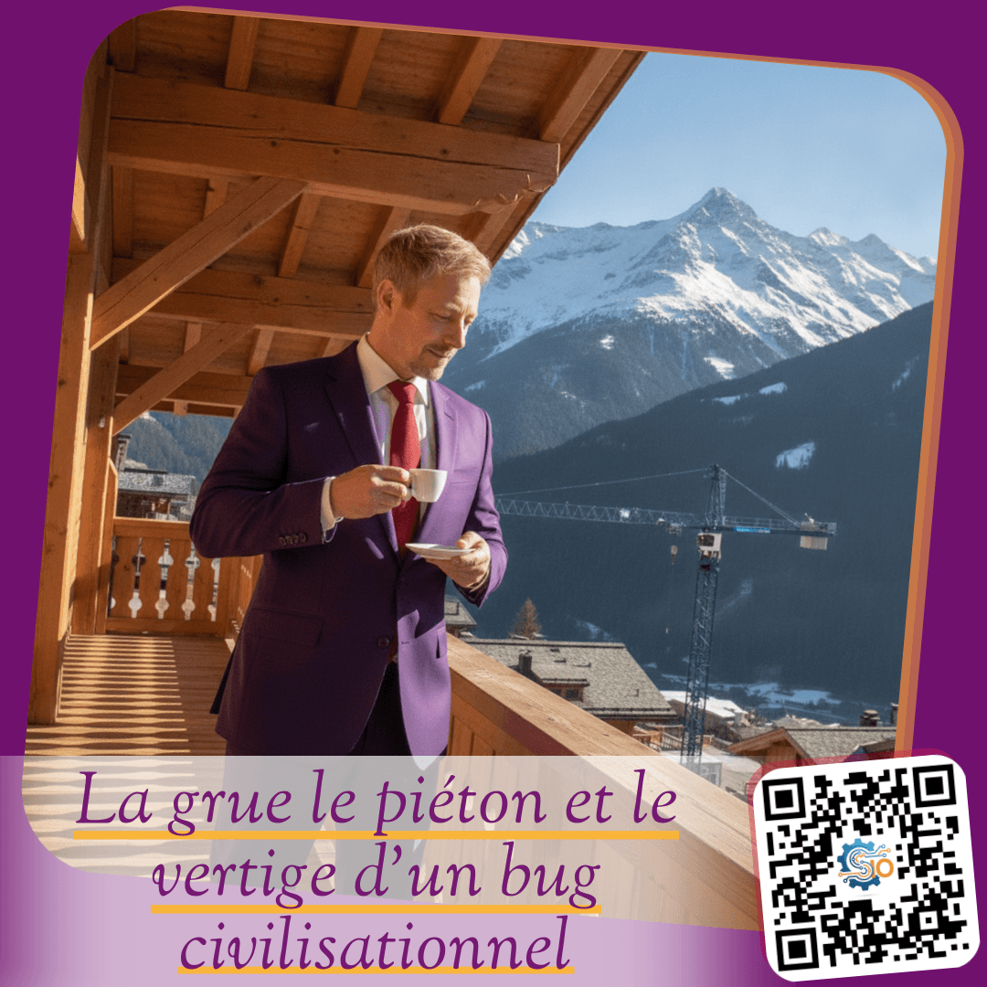 La grue le piéton et le vertige d'un bug civilisationnel