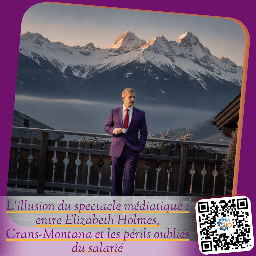 L'illusion du spectacle médiatique : entre Elizabeth Holmes, Crans-Montana et les périls oubliés du salarié