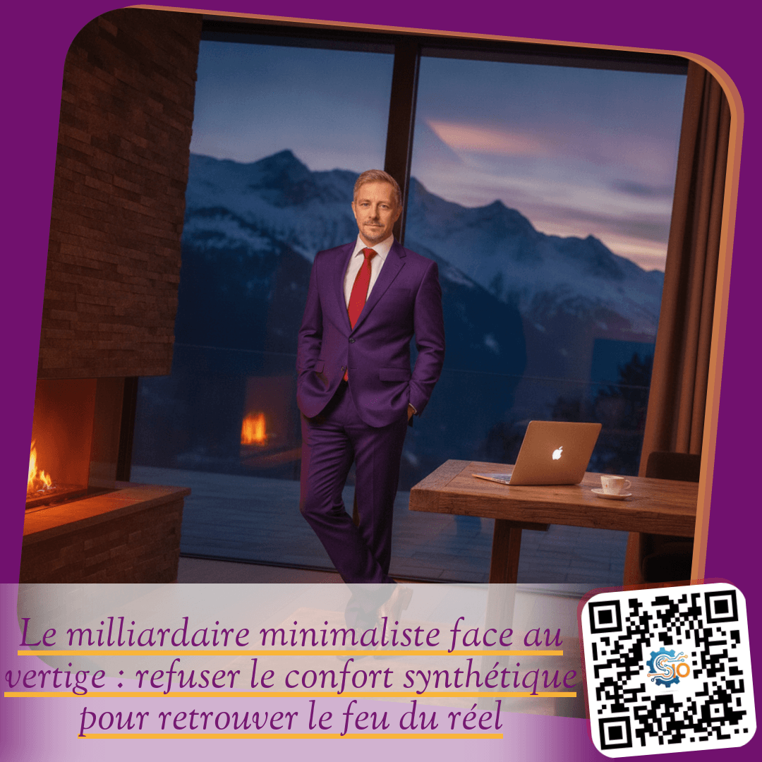 Le milliardaire minimaliste face au vertige : refuser le confort synthétique pour retrouver le feu du réel