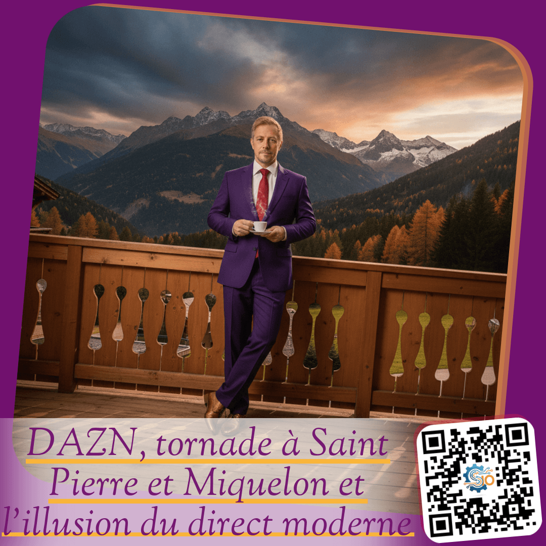 DAZN, tornade à Saint Pierre et Miquelon et l'illusion du direct moderne