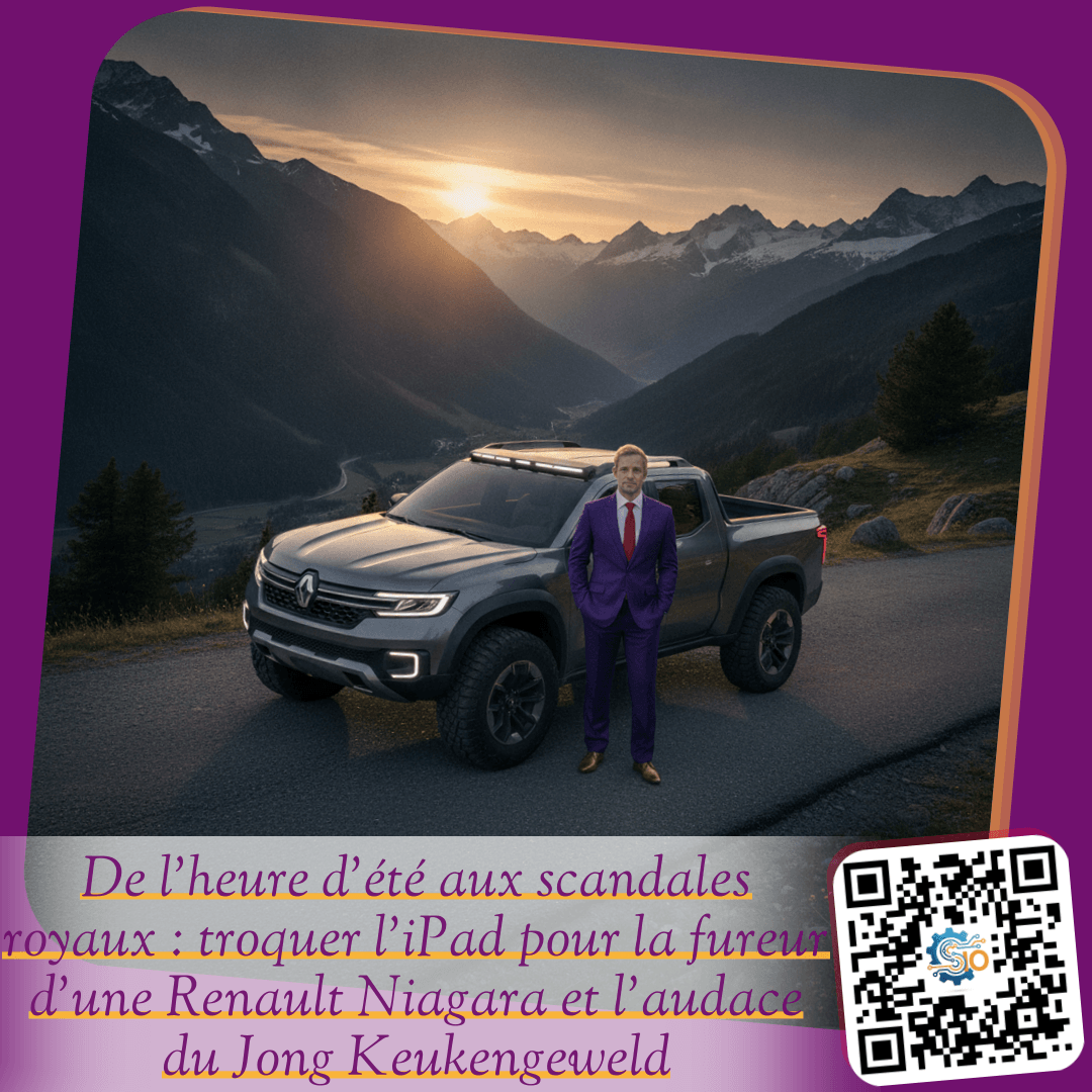 De l'heure d'été aux scandales royaux : troquer l'iPad pour la fureur d'une Renault Niagara et l'audace du Jong Keukengeweld