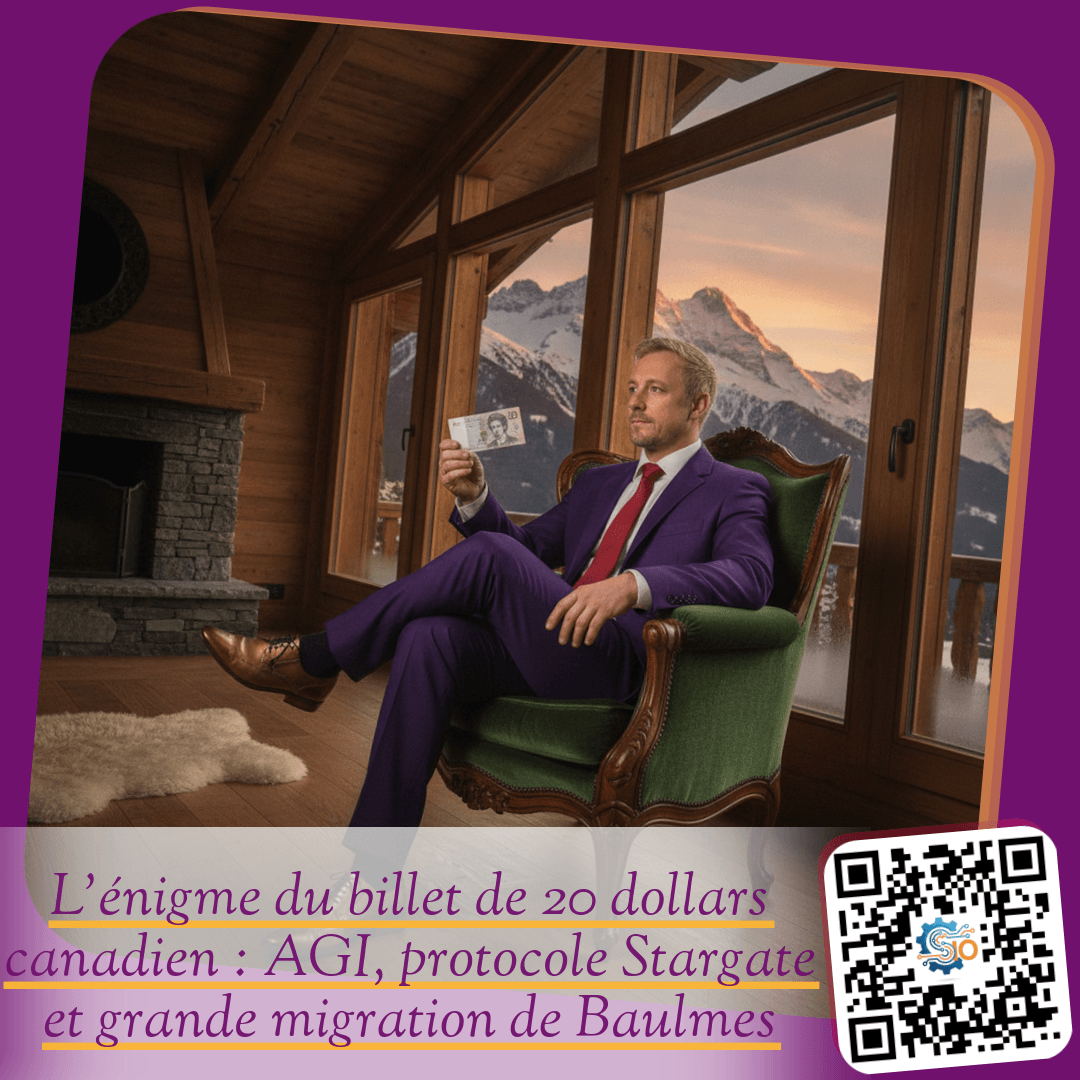 L'énigme du billet de 20 dollars canadien : AGI, protocole Stargate et grande migration de Baulmes