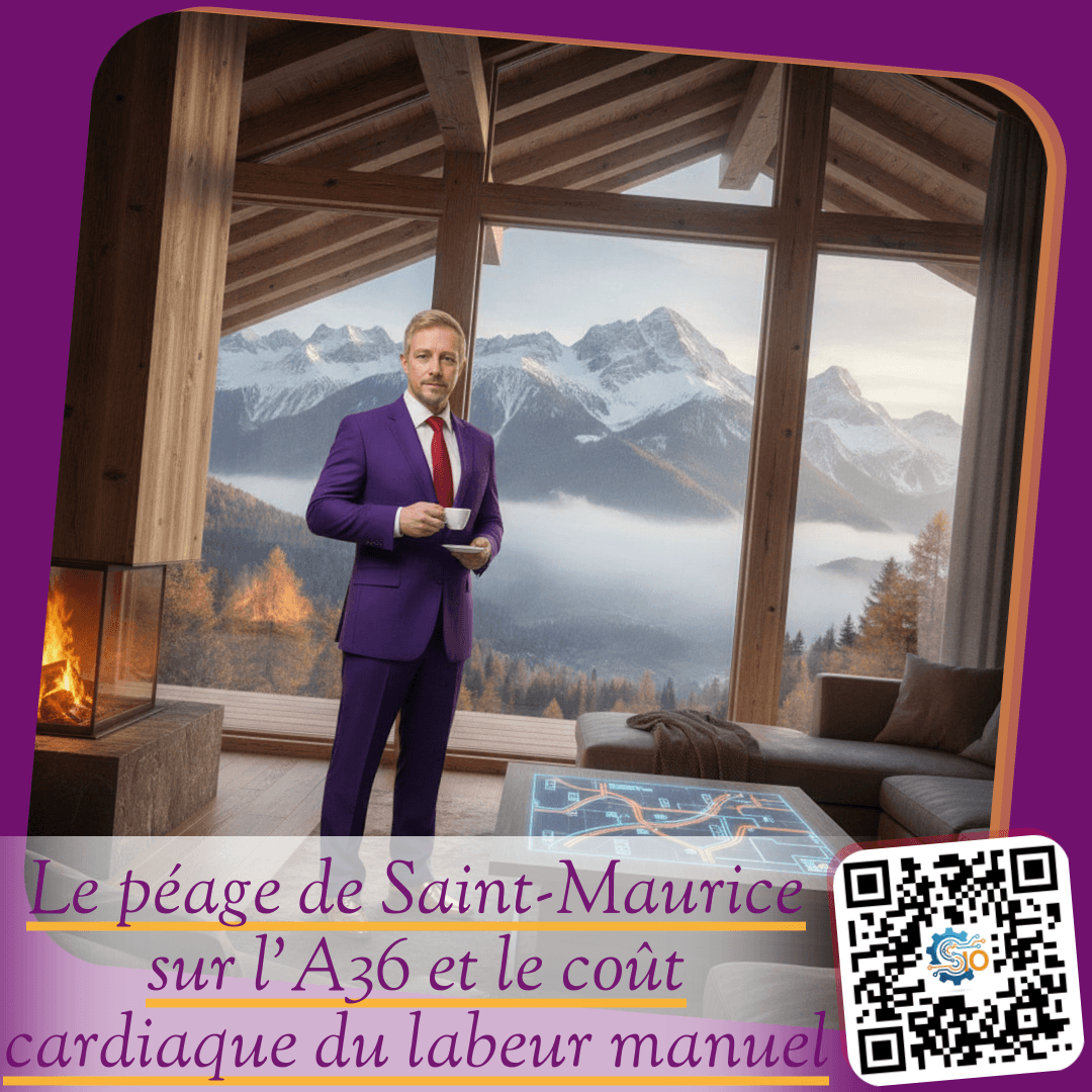 Le péage de Saint-Maurice sur l'A36 et le coût cardiaque du labeur manuel