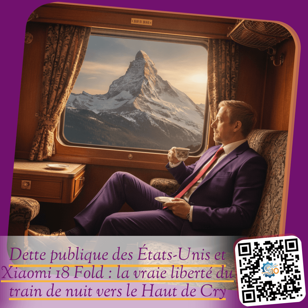 Dette publique des États-Unis et Xiaomi 18 Fold : la vraie liberté du train de nuit vers le Haut de Cry