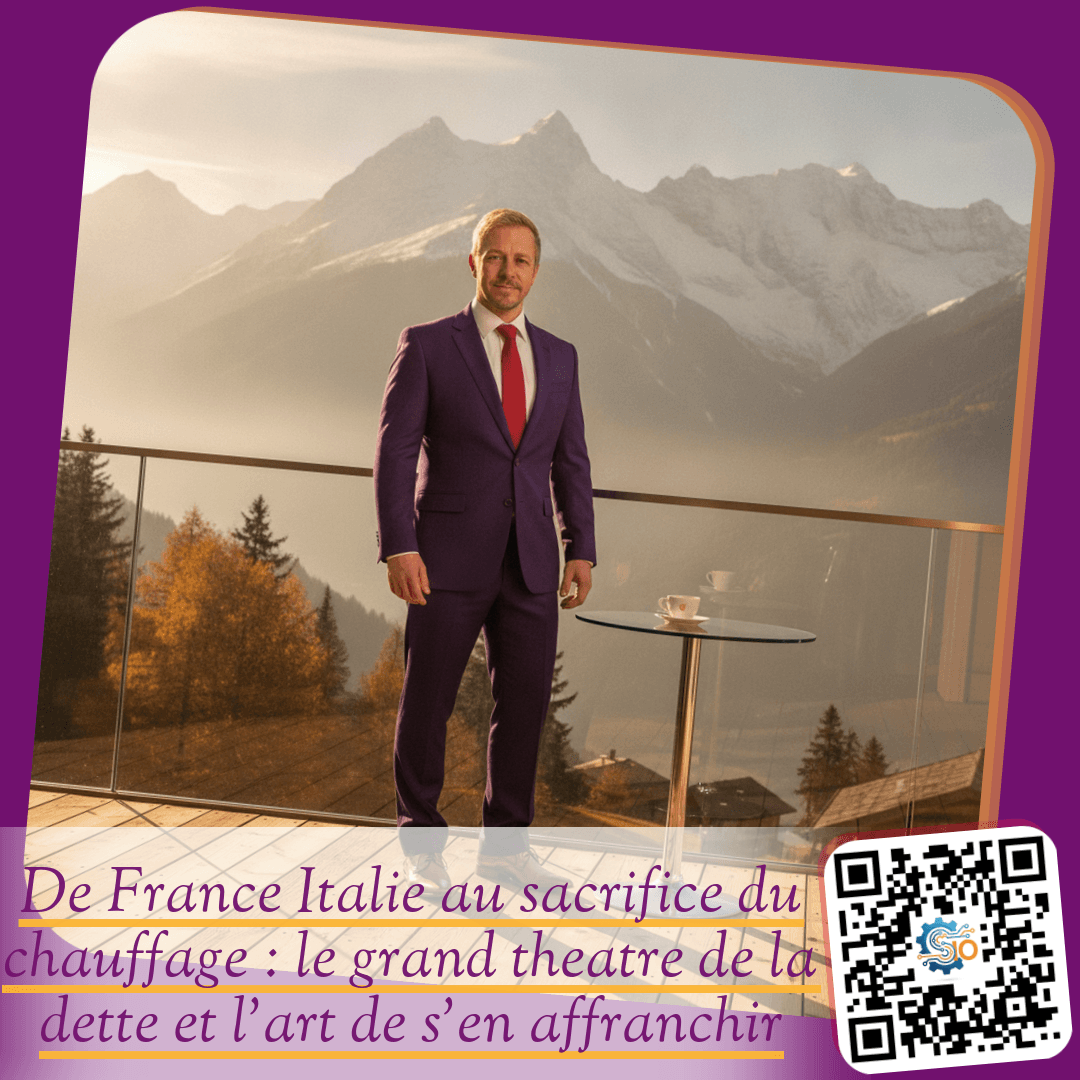 De France Italie au sacrifice du chauffage : le grand theatre de la dette et l'art de s'en affranchir
