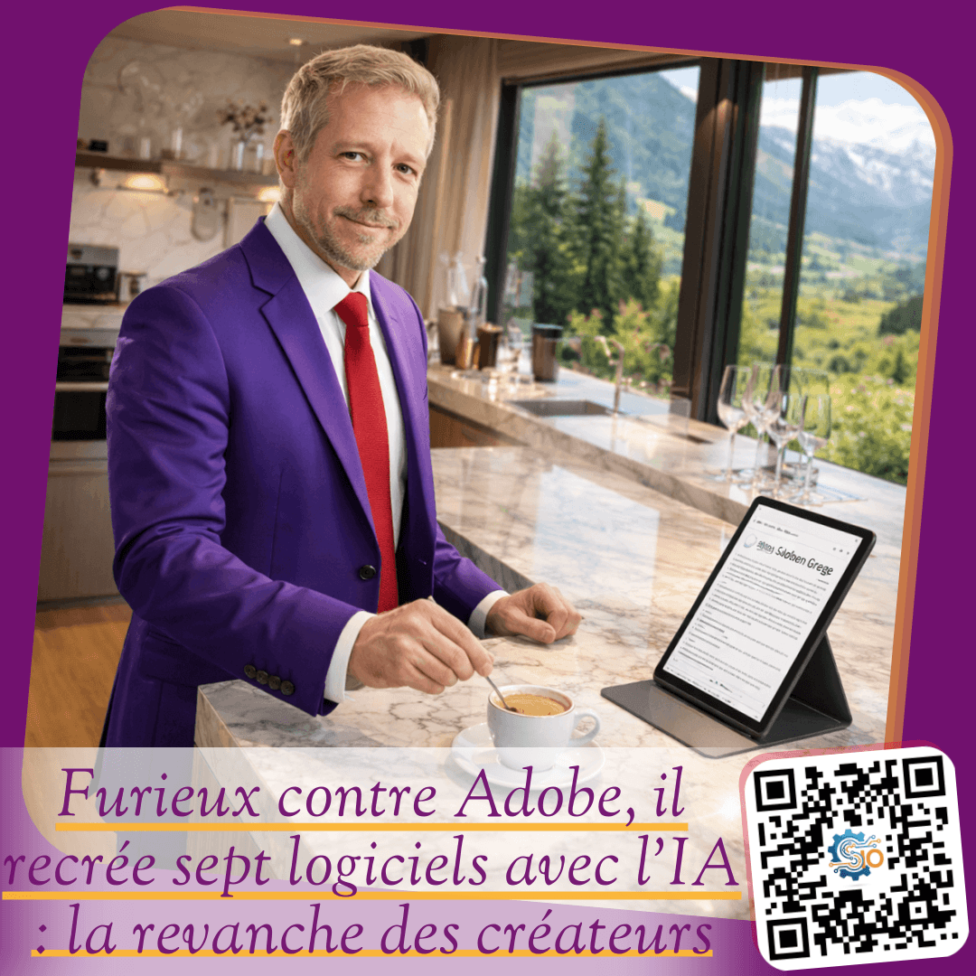Furieux contre Adobe, il recrée sept logiciels avec l'IA : la revanche des créateurs