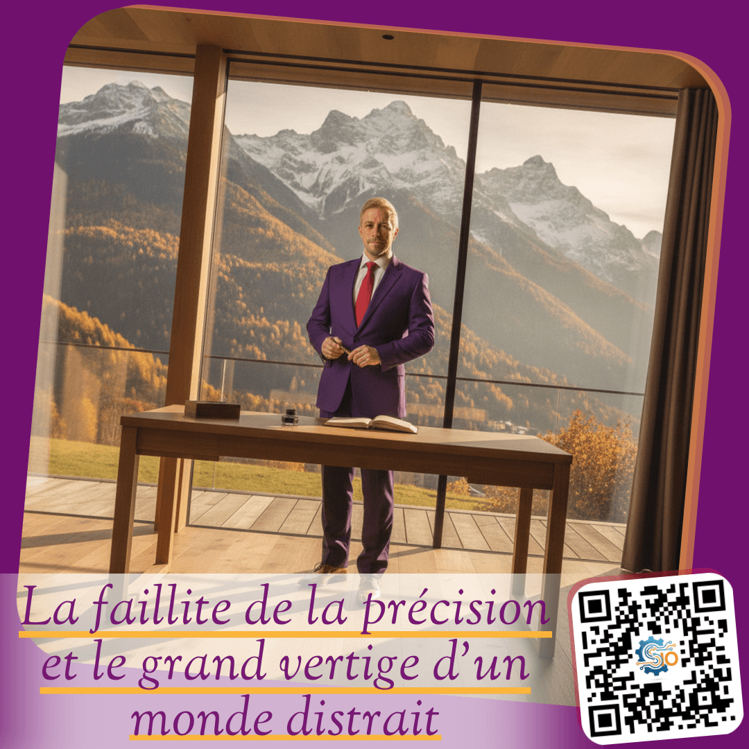 La faillite de la précision et le grand vertige d'un monde distrait