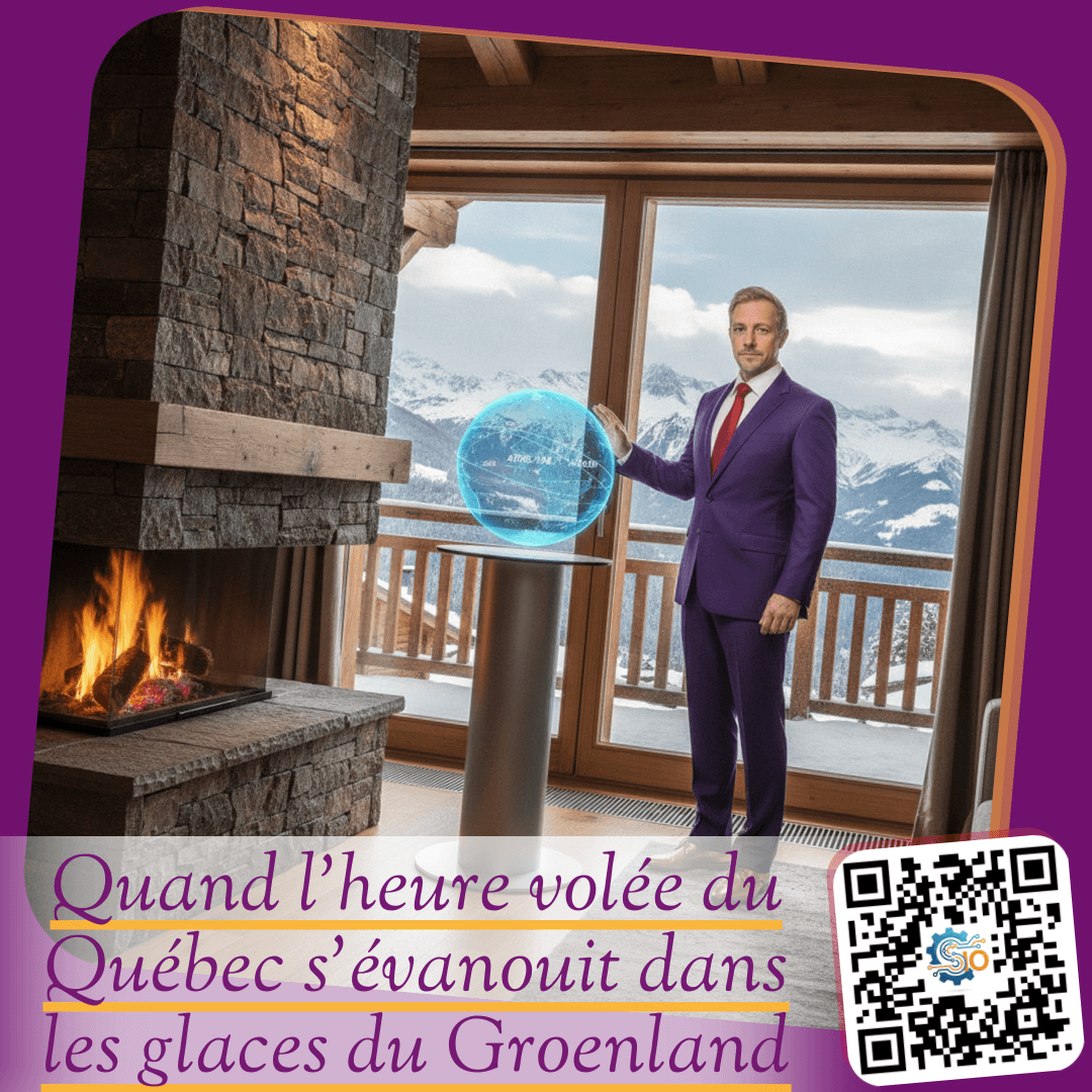 Quand l'heure volée du Québec s'évanouit dans les glaces du Groenland